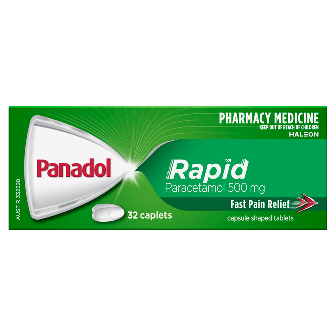 Panadol Rapid Caplets 32 Pack