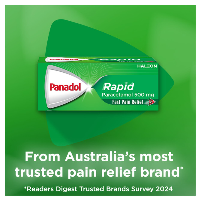 Panadol Rapid Caplets 16 Pack