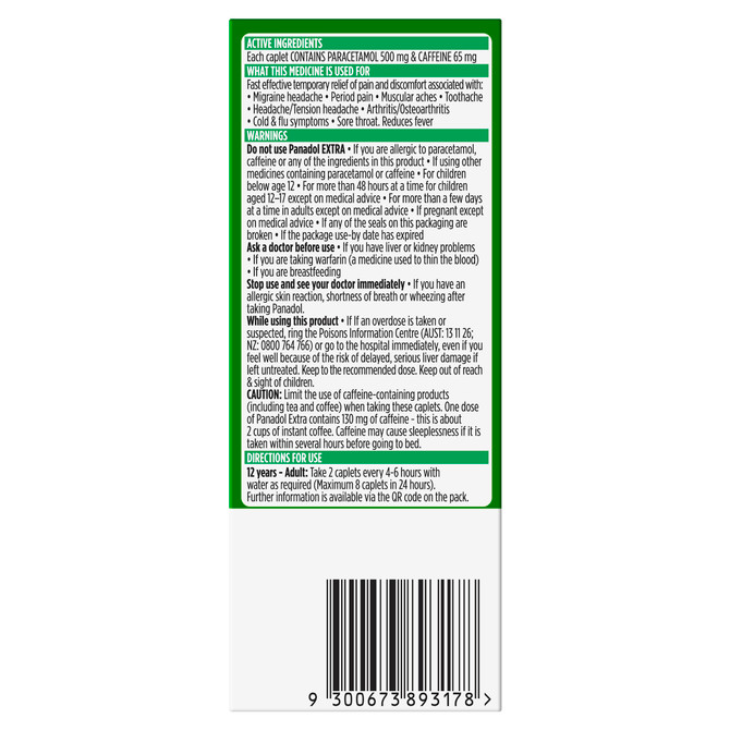 Panadol Extra 16 Caplets