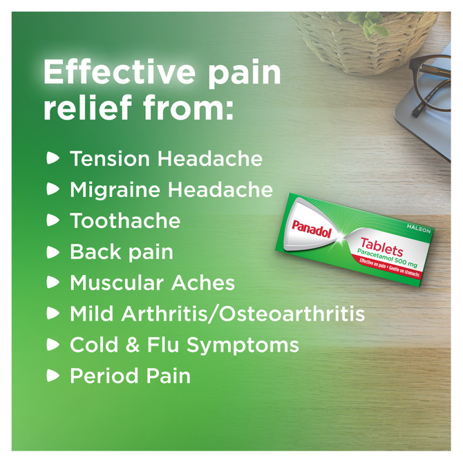Panadol Tablets 500mg 16 Pack