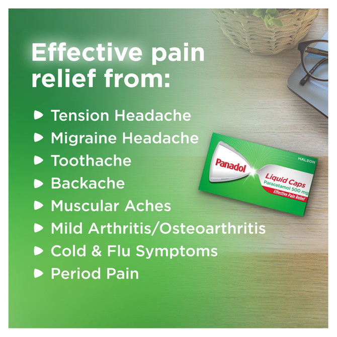 Panadol Liquid Caps 16s