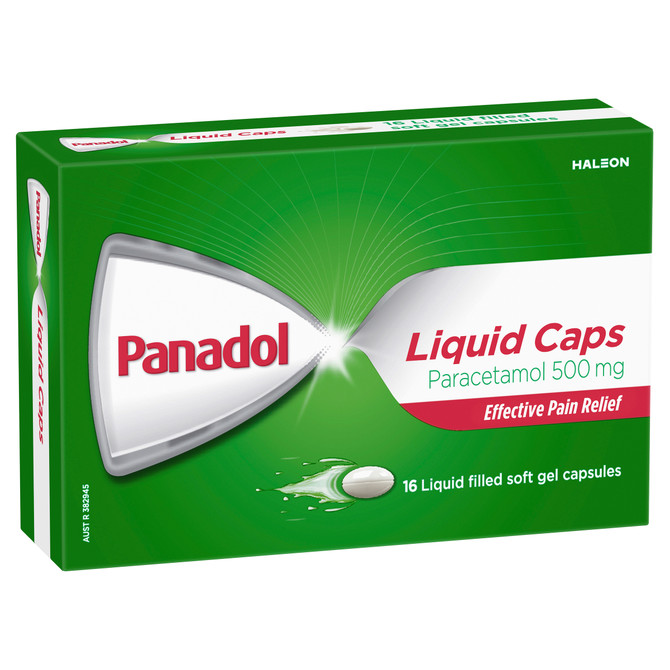 PANADOL LIQUID CAPS 16S