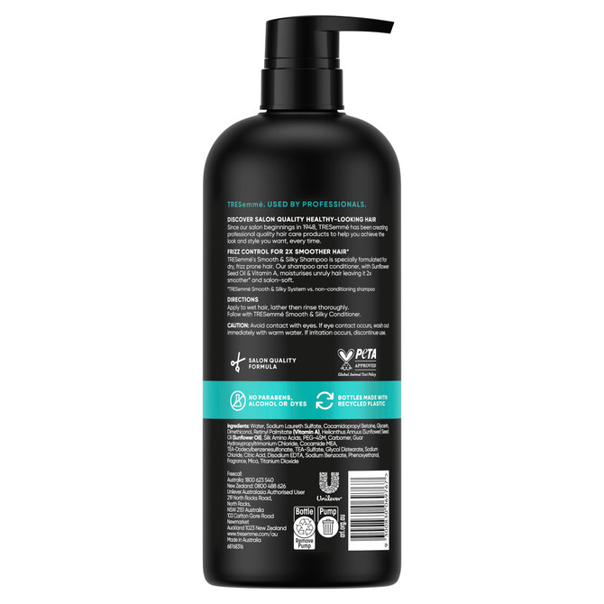 Tresemme  Shampoo for dry, frizz-prone hair Smooth & Silky with sunflower seed oil and vitamin A 940 mL