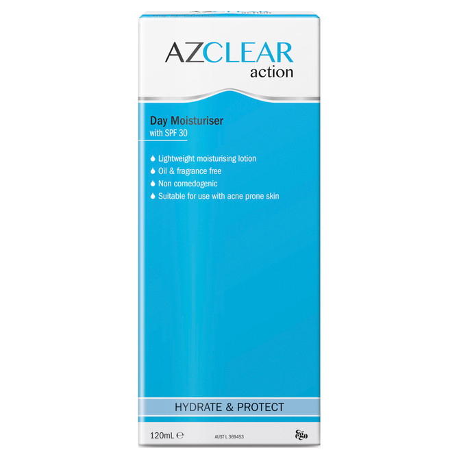 Azclear Action Day Moisturiser SPF 30 120ml
