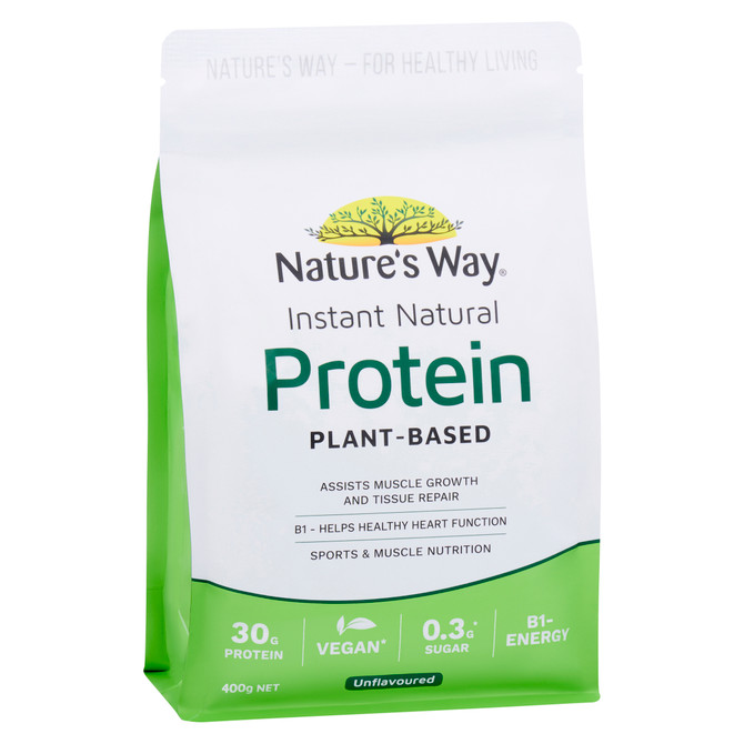 Nature's Way Instant Natural Protein Unflavoured 400g 