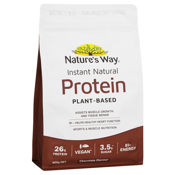 Nature's Way Instant Natural Protein Plant Based Chocolate 400g