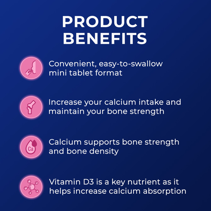 Ostelin Calcium & Vitamin D3 Minis 250 Tablets