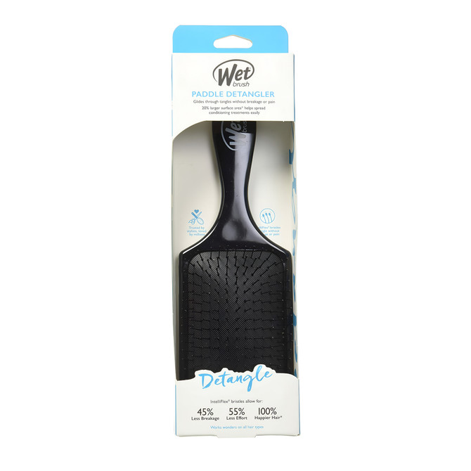 Wet Brush Paddle Detangler - Black