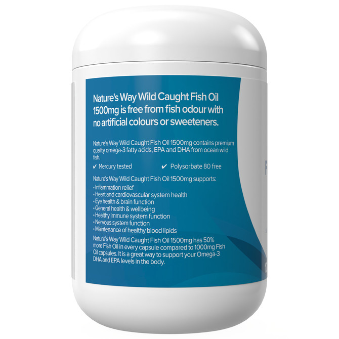 Nature's Way Wild Caught Fish Oil 1500mg