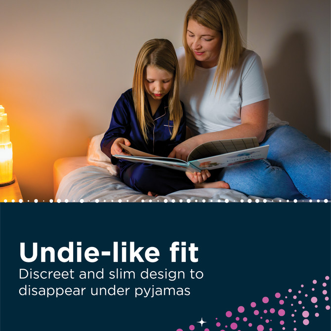 DryNites Night Time Pants for Girls 4-7 Years (17-30kg) 9 Count