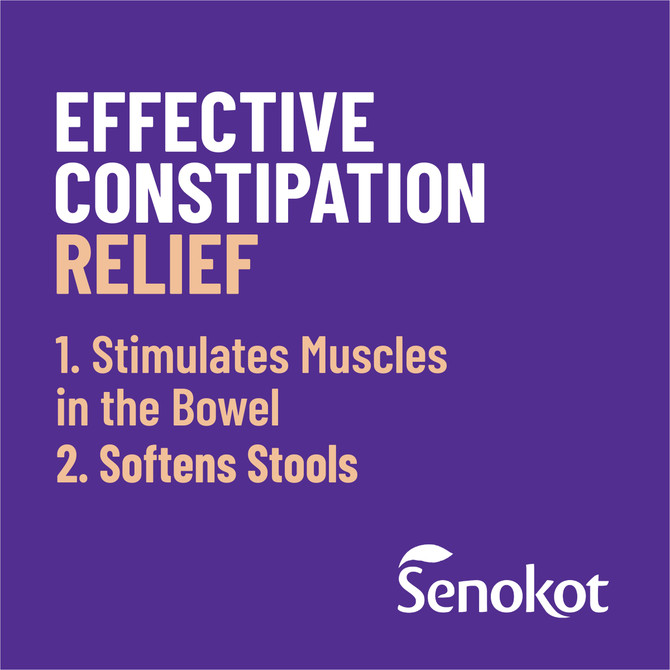Senokot Dual Action with Softener for Effective Constipation Relief 200 Pack