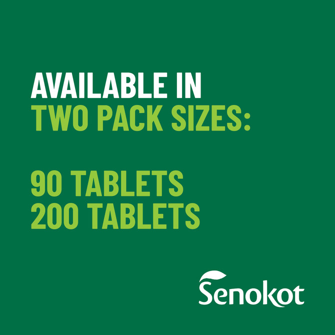 Senokot Dual Action with Softener for Effective Constipation Relief 200 Pack