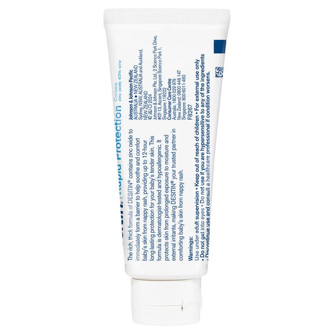 Desitin Rapid Protection Nappy Rash Barrier Ointment 100g