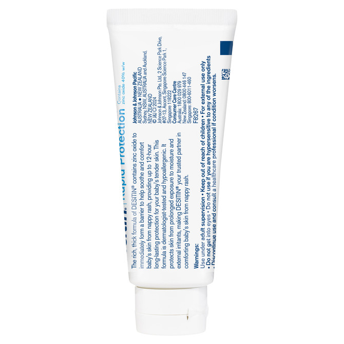 Desitin Rapid Protection Nappy Rash Barrier Ointment 100g