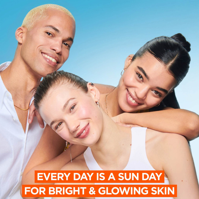 Garnier Vitamin C* Daily Tinted Even Tone Fluid with SPF50+ 40ml, Brightens & protects natural radiance with a tinted finish