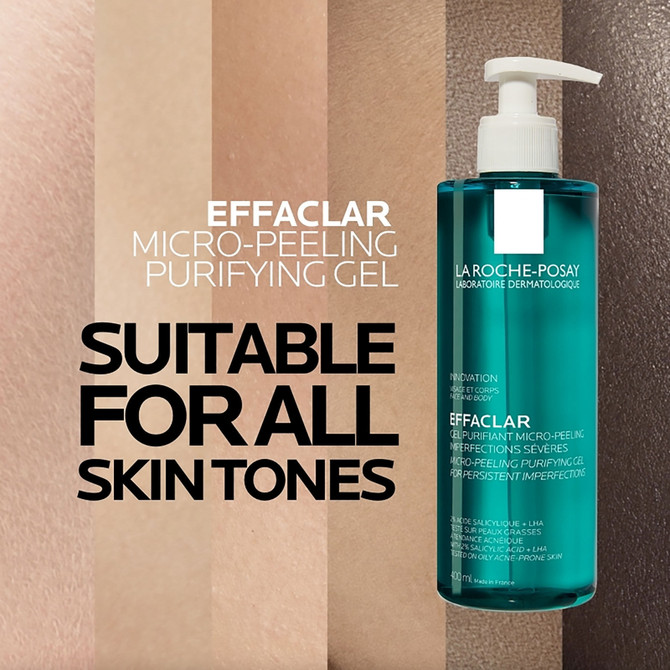 La Roche-Posay Effaclar Micro-Peeling Purifying Gel Cleanser 400ml