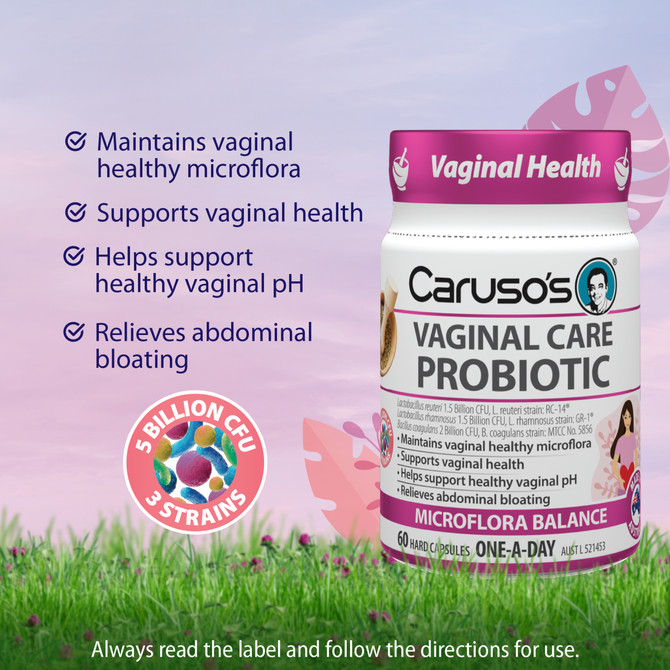 Caruso's Vaginal Care Probiotic 60 Capsules