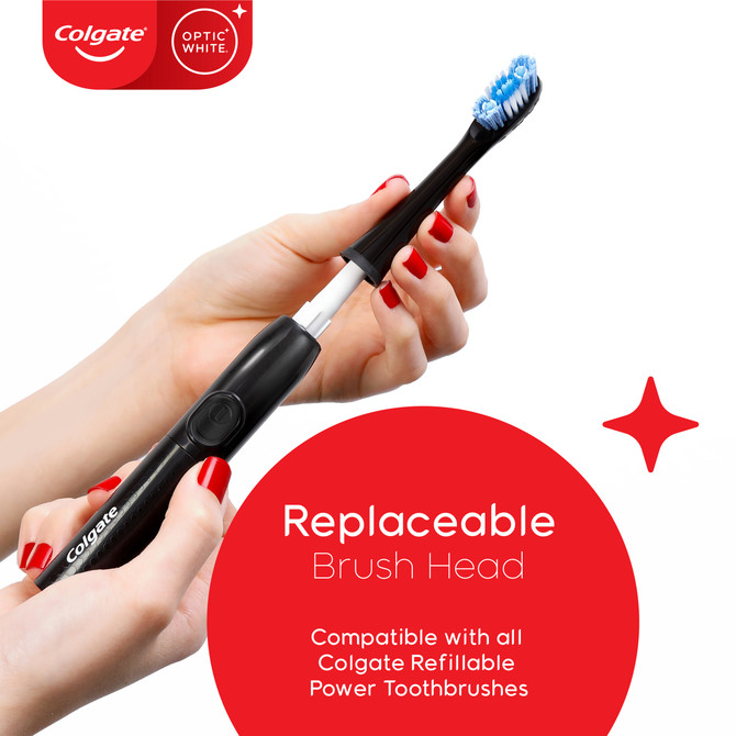 Colgate Optic White Powered Toothbrush Soft 1 Pack
