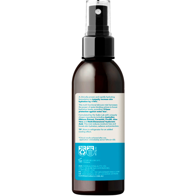 SUKIN AQUABOOST 3D HYALURONIC ACID HYDRATION MIST 125ML