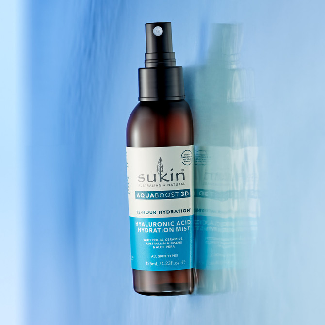 SUKIN AQUABOOST 3D HYALURONIC ACID HYDRATION MIST 125ML