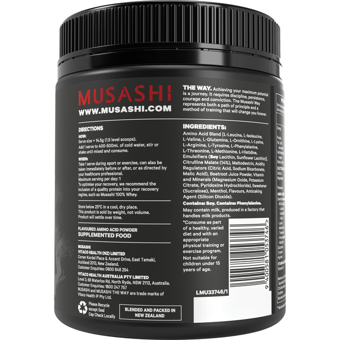 Musashi Amino Recovery Watermelon 350g
