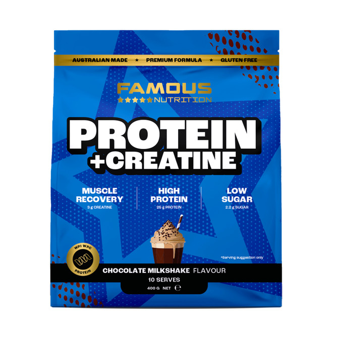 Famous Nutrition Protein + Creatine Chocolate 400g