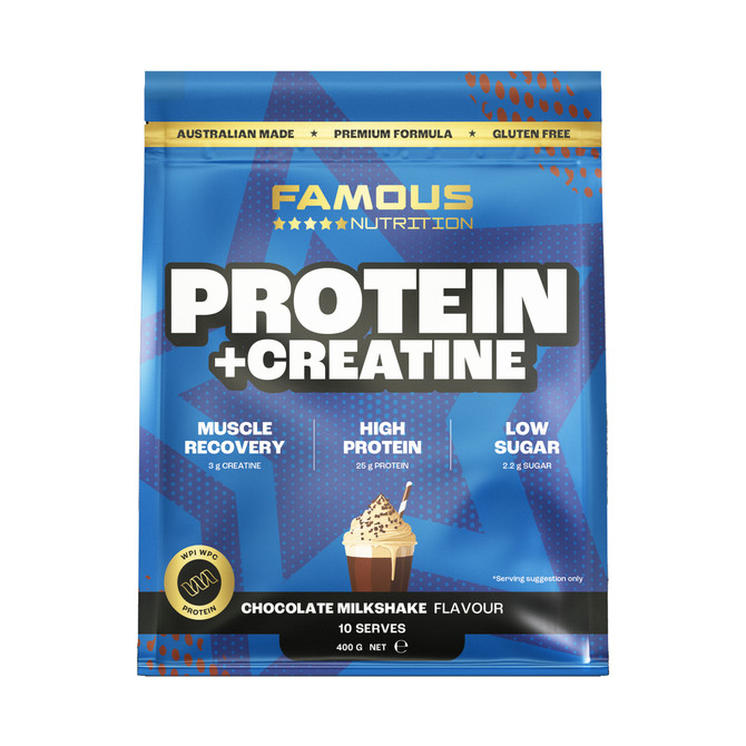 Famous Nutrition Protein + Creatine Chocolate 400g