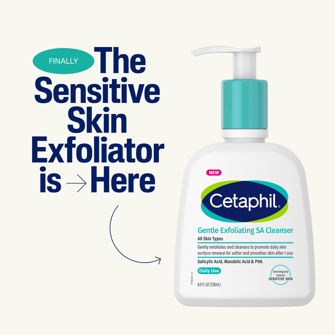 Cetaphil Gentle Exfoliating SA Cleanser 236mL