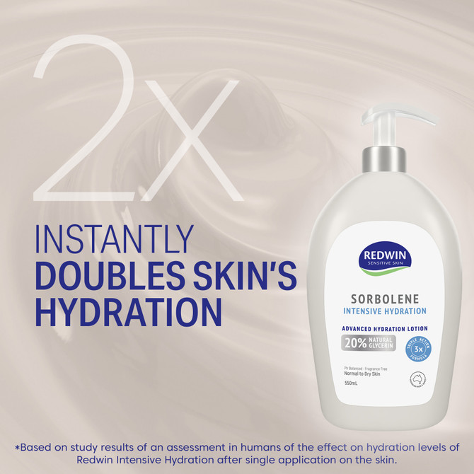 Redwin Sorbolene Intensive Hydration Lotion 550mL