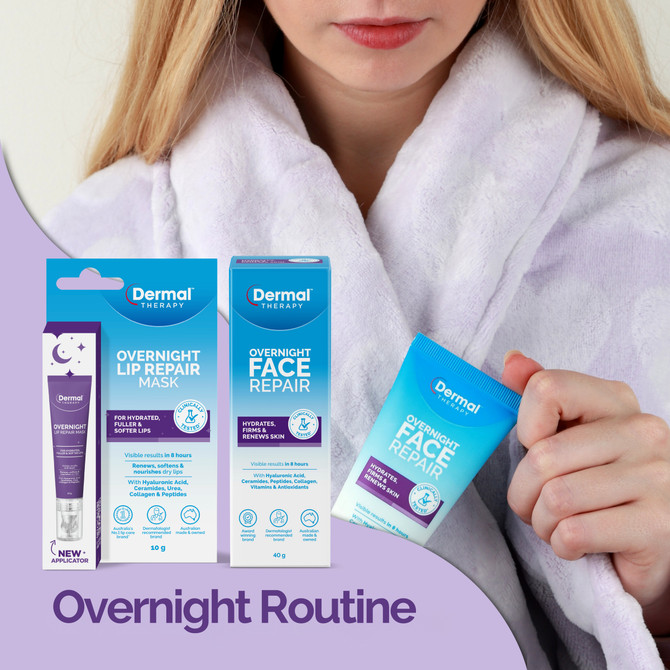 Dermal Therapy Overnight Face Repair 40g