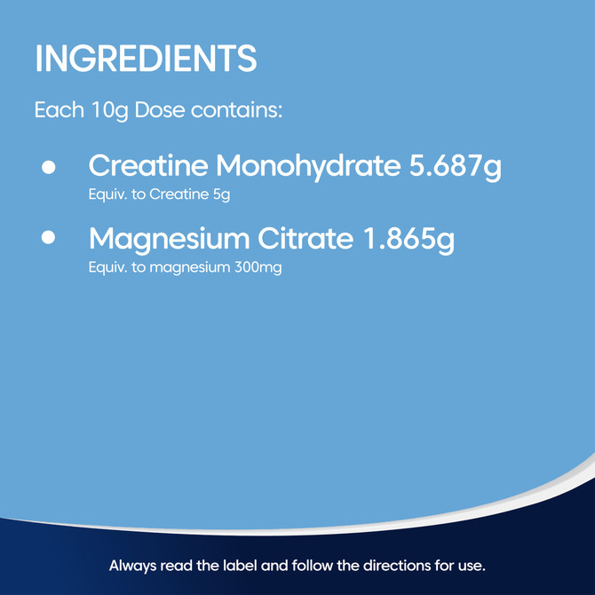 Bioglan Active Magnesium + Creatine Powder 300g 