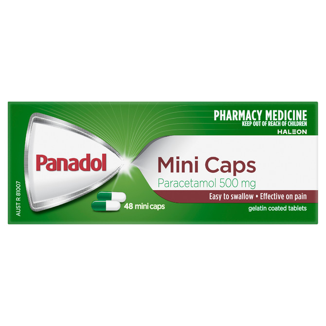 Panadol Mini Caps 500 mg 48 Mini Caps