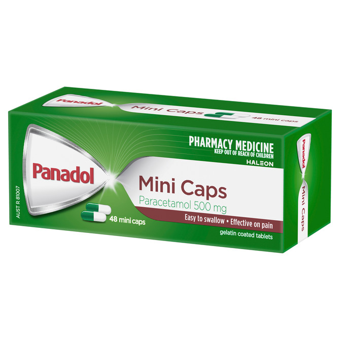 Panadol Mini Caps 500 mg 48 Mini Caps