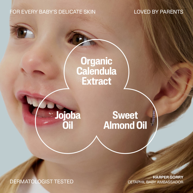 Cetaphil Baby Moisturising Oil with Organic Calendula 200mL