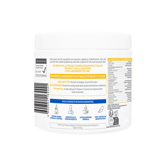 Mixa Niacinamide Bright Moisturising Anti-Dark Spot Cream 400ml