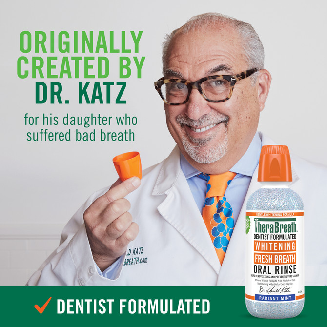 TheraBreath Whitening Mouthwash 473ml