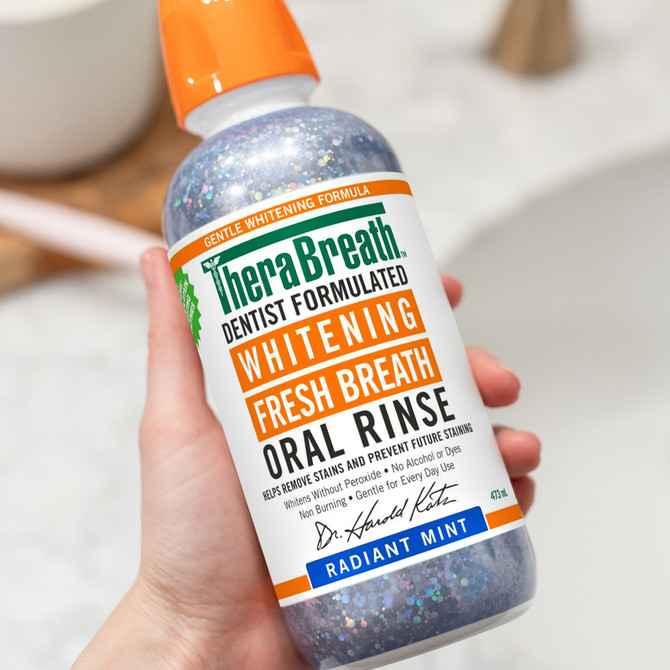 TheraBreath Whitening Mouthwash 473ml