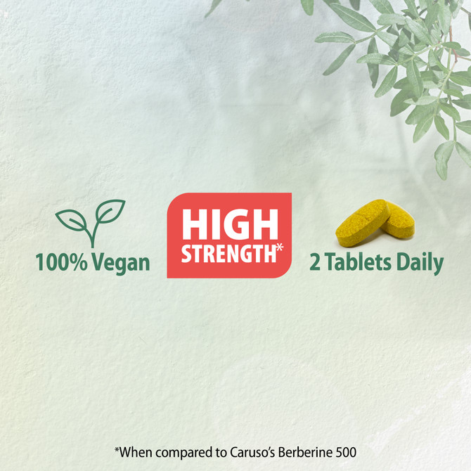 Caruso's Berberine 750 60 Tablets