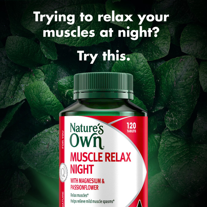 Nature's Own Muscle Relax Night 120 Tablets