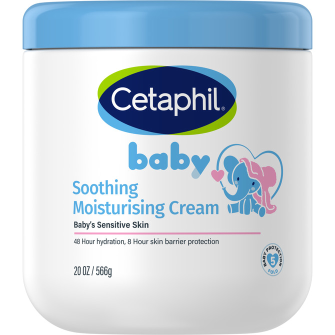 Cetaphil Baby Soothing Moisturising Cream, For Face & Body, 566g