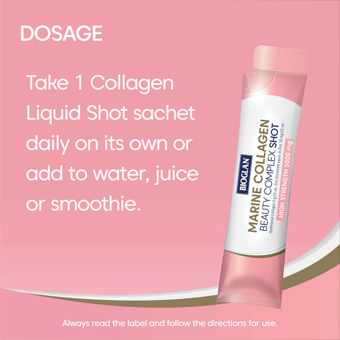Bioglan Marine Collagen Beauty Complex Shots 15x25ml