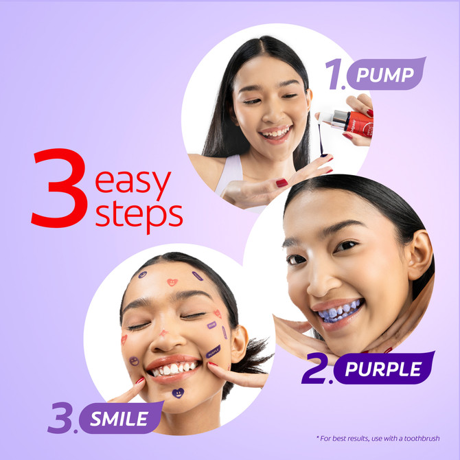 Colgate Optic White Purple Serum 40mL