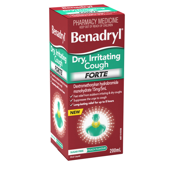 Benadryl Dry Cough Forte 200mL