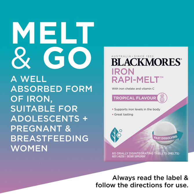 Blackmores Iron Rapi-Melt™ 60 Melts
