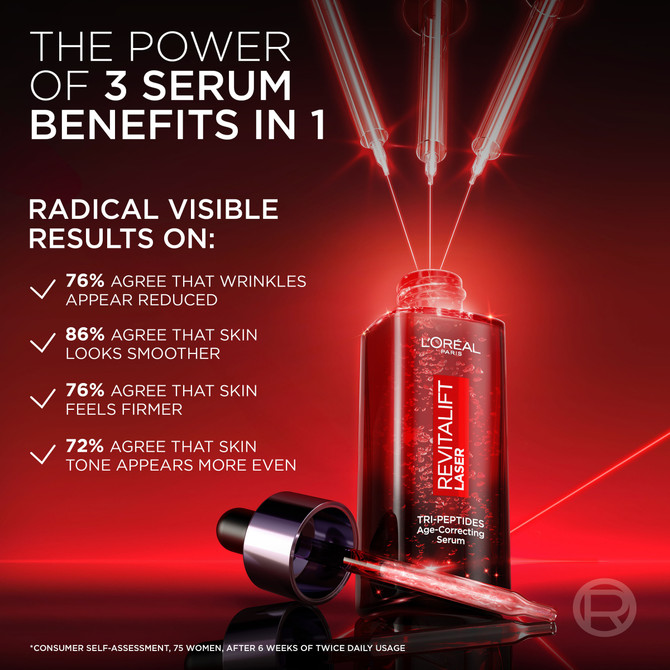 L'Oréal Paris Revitalift Laser Tri-peptides Age-correcting Argireline Serum 30ml