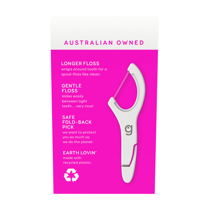 GO2 Dentagenie Smooth Flosspyx Minty 100 Super Sz Pk