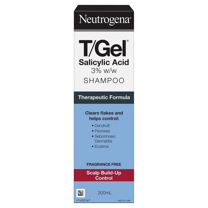 Neutrogena Tgel Salicylic Acid Shampoo 200mL