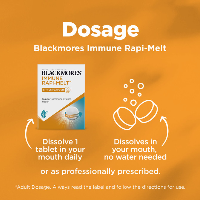 Blackmores Immune Rapi-Melt™ 60 Melts