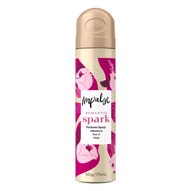Impulse Body Spray Romantic Spark 75ml