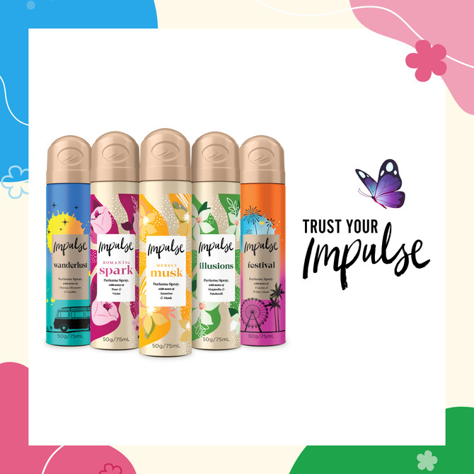 Impulse Body Spray Romantic Spark 75ml